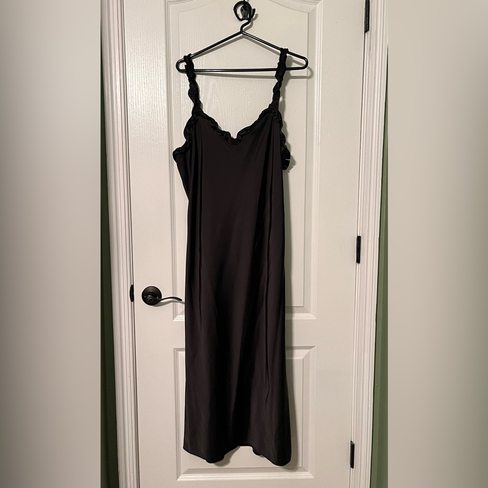 Betsey Johnson Black Silk Dress